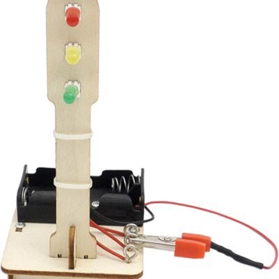 KizaBot’s The Ultimate Traffic Lights Basics Circuit Builder Kit! Electrify Young Minds: