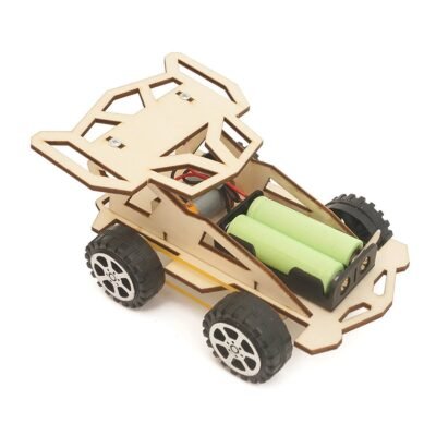 Kizabot’s Speedster: Four-Wheel Drive Racer car - Educational Craft DIY Kit