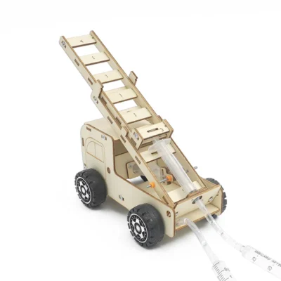 KizaBot Elevating Rescue Ladder Hydraulic Fire Truck Model Kit