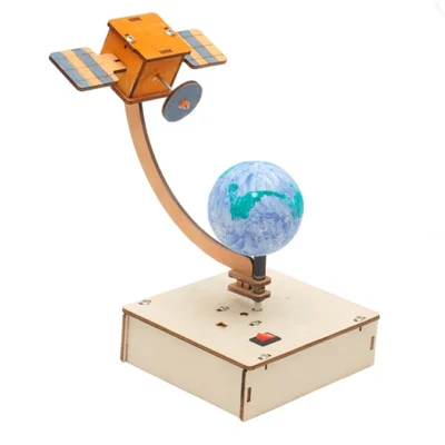 KizaBot’s Aeronautical Satellite Orbit Model: DIY STEM Space Kit