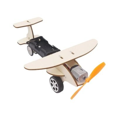 Kizabot's Aviator Craft: DIY Wooden Plane Science Kit for Kids