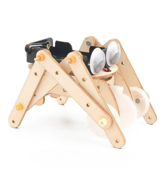 KizaBot Creepy Crawler The DIY Wooden STEM Robo Kit