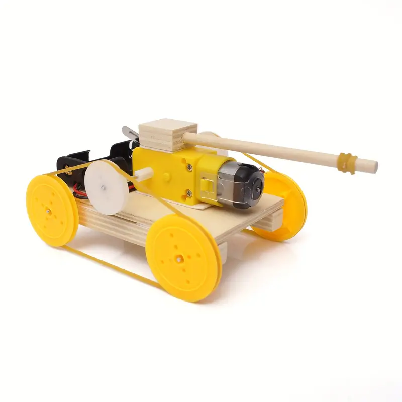 KizaBot's Tank Craft Creative Wooden Tank Building DIY kit