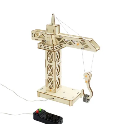 KizaBot’s Remote-Controlled Tower Crane Kit Engineering and Physics DIY for Kids