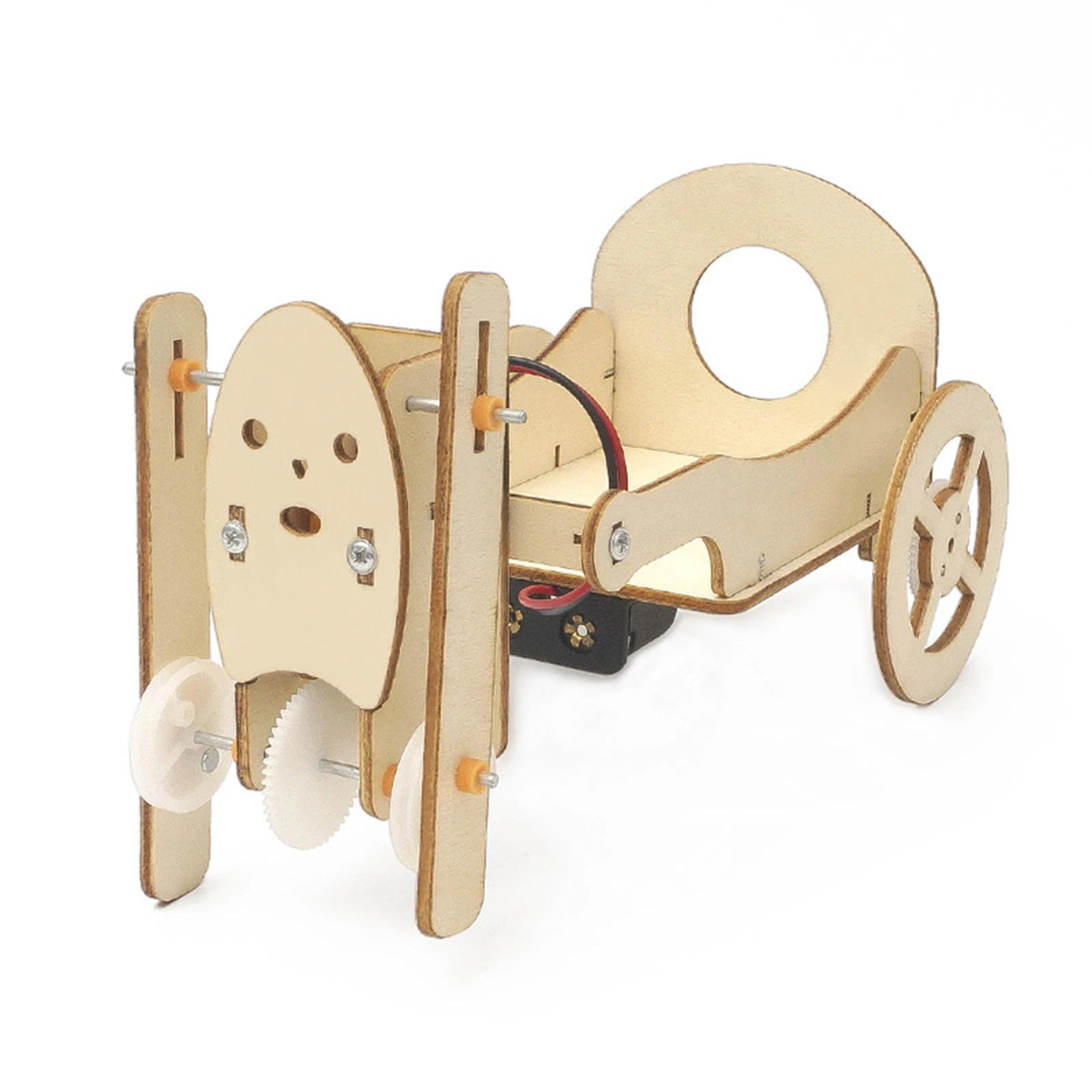 KizaBot’s Electric Craft Robot Pull Cart Model DIY Kit